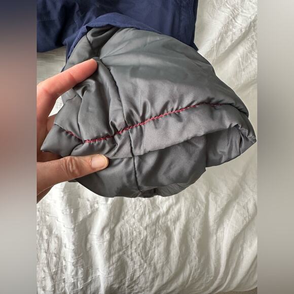 Lands' End Kids Waterproof Insulated Iron Knee Snow Pants Blue Size 8 Grow Along - Picture 10 of 10